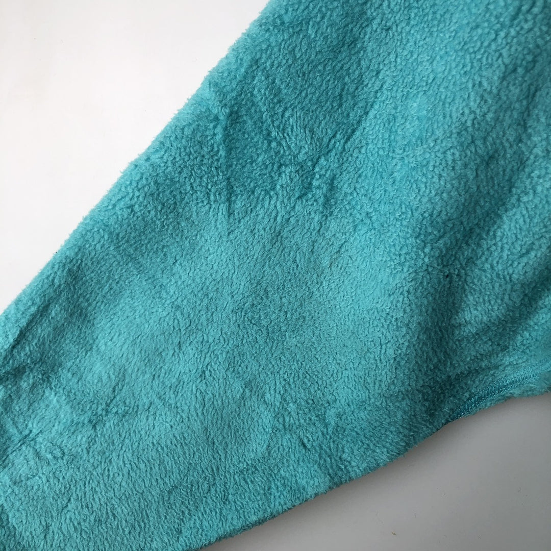 Vintage 1980'S Patagonia 25029S9 fleece jacket, made in the USA, size L, women's polyester turquoise blue Vintage Second Hand