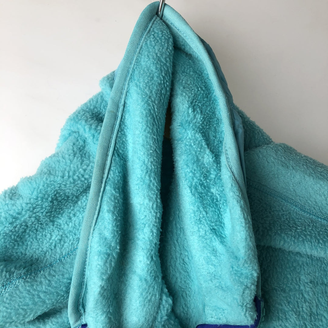 Vintage 1980'S Patagonia 25029S9 fleece jacket, made in the USA, size L, women's polyester turquoise blue Vintage Second Hand
