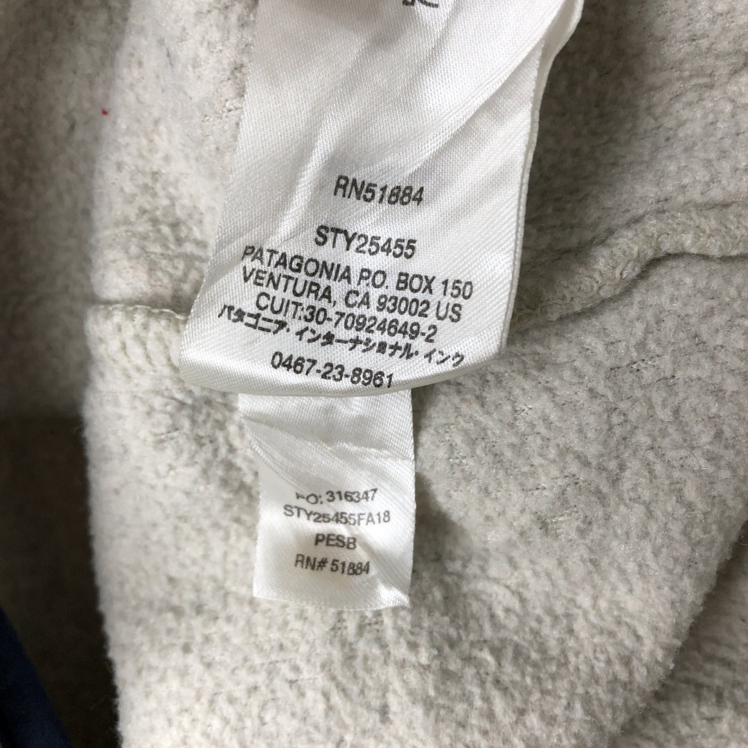 Patagonia Lightweight Synchilla Snap Tee (25455FA18) - Half-Snap Fleece Pullover, Women's Size Small polyester gray type Vintage Second Hand