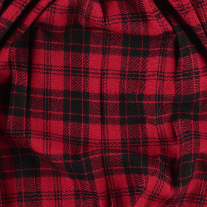 Vintage 1980s-1990'S JH Collectibles Tartan Check Wool Midi Pleated Skirt, Made in USA, Women's Size M wool red type Vintage Second Hand