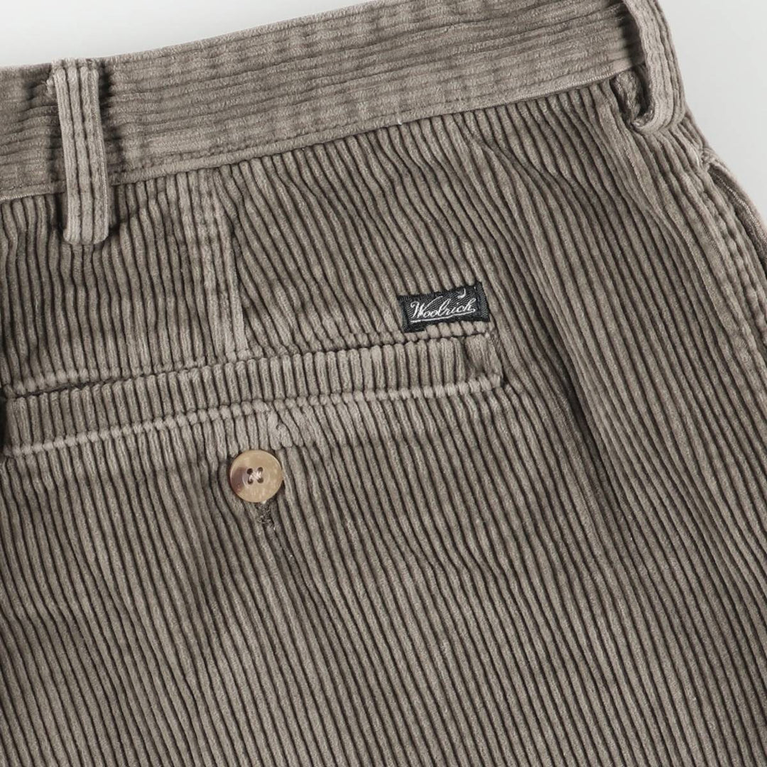 WOOLRICH Men's Vintage Corduroy Pants, Size W37 cotton Khaki type Vintage Second Hand
