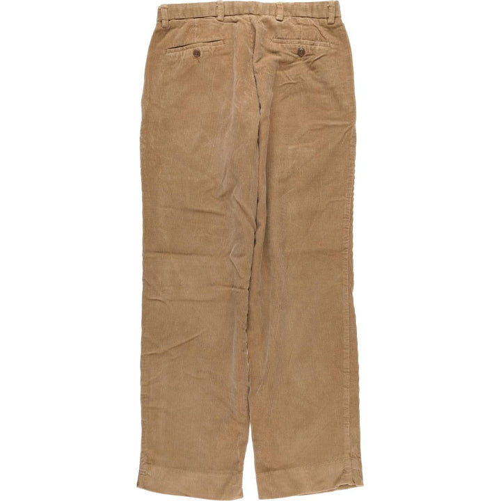 2000'S Dockers Recode Two-Pleated Corduroy Pants, Men's, Size W33 cotton Beige type Vintage Second Hand
