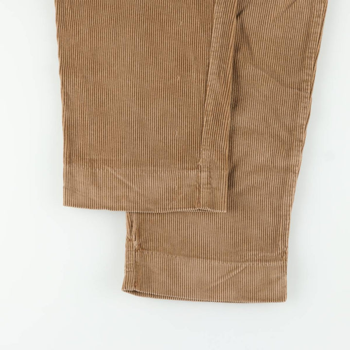 2000'S Dockers Recode Two-Pleated Corduroy Pants, Men's, Size W33 cotton Beige type Vintage Second Hand