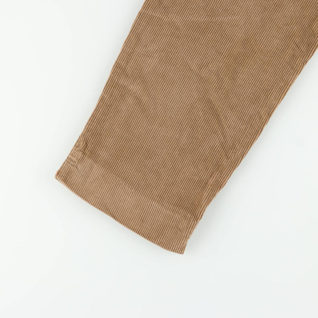 2000'S Dockers Recode Two-Pleated Corduroy Pants, Men's, Size W33 cotton Beige type Vintage Second Hand