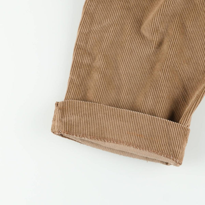 2000'S Dockers Recode Two-Pleated Corduroy Pants, Men's, Size W33 cotton Beige type Vintage Second Hand