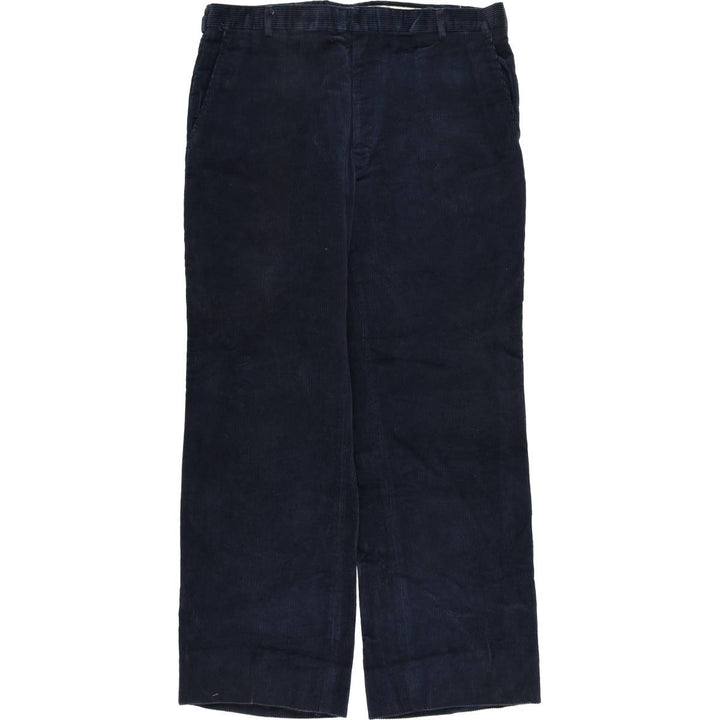 Corduroy pants for men, size W34 cotton navy blue type Vintage Second Hand