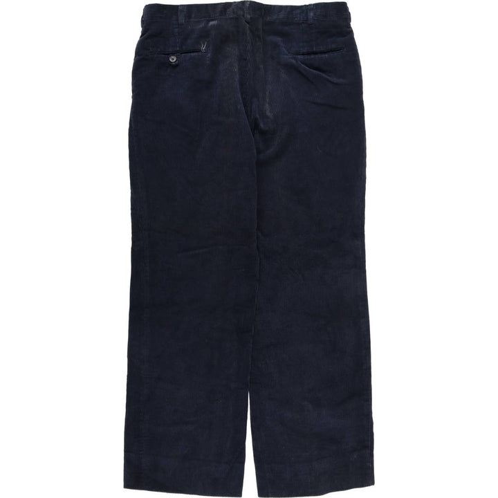 Corduroy pants for men, size W34 cotton navy blue type Vintage Second Hand