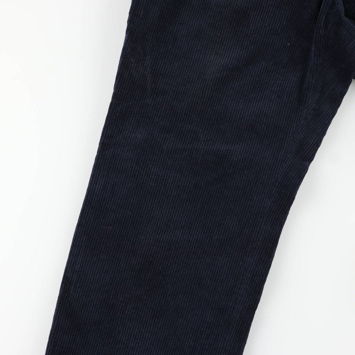 Corduroy pants for men, size W34 cotton navy blue type Vintage Second Hand
