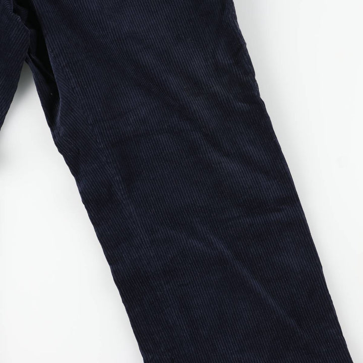 Corduroy pants for men, size W34 cotton navy blue type Vintage Second Hand