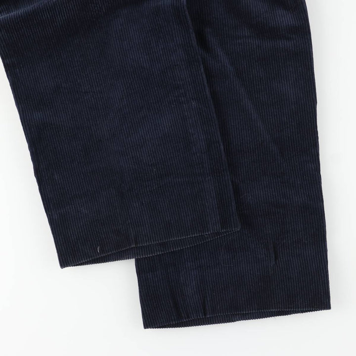 Corduroy pants for men, size W34 cotton navy blue type Vintage Second Hand