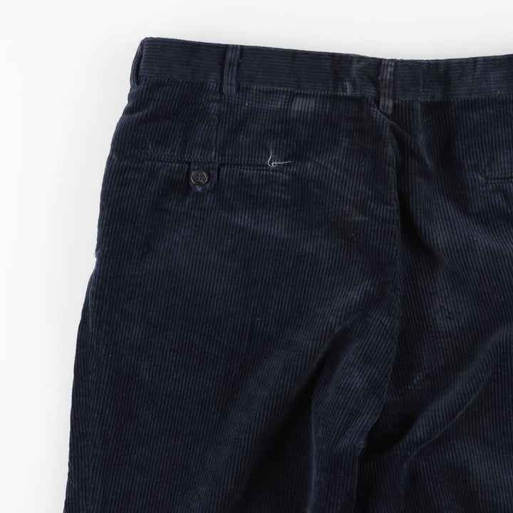 Corduroy pants for men, size W34 cotton navy blue type Vintage Second Hand