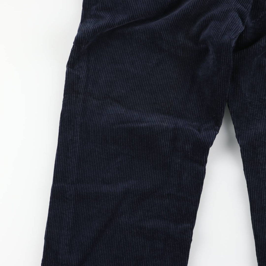 Corduroy pants for men, size W34 cotton navy blue type Vintage Second Hand