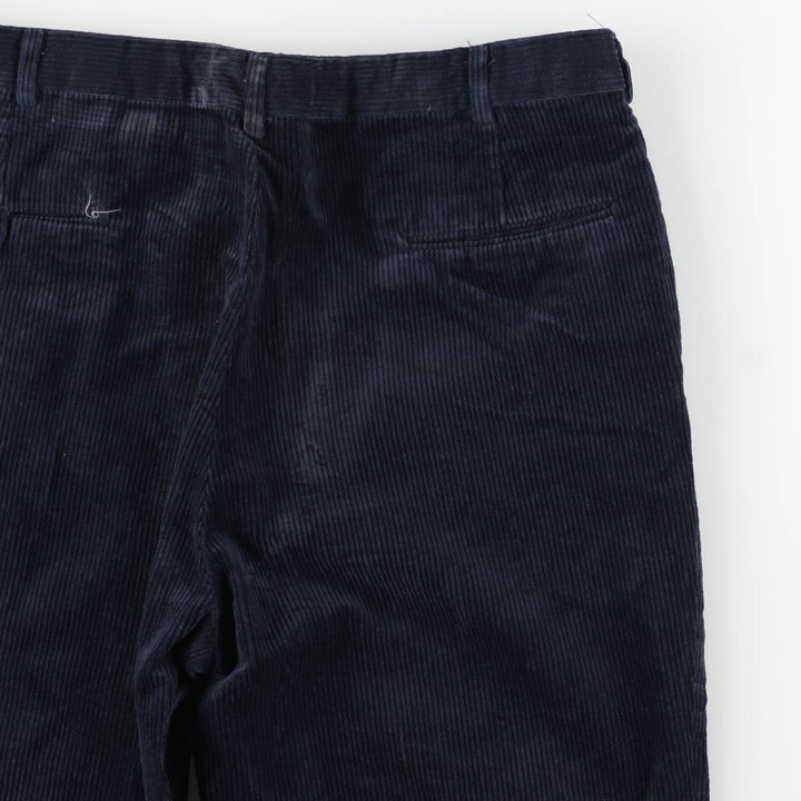 Corduroy pants for men, size W34 cotton navy blue type Vintage Second Hand