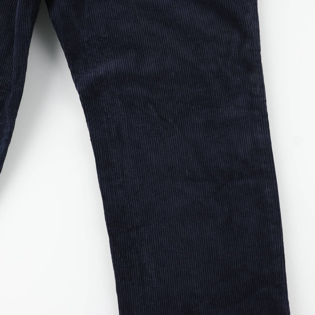 Corduroy pants for men, size W34 cotton navy blue type Vintage Second Hand