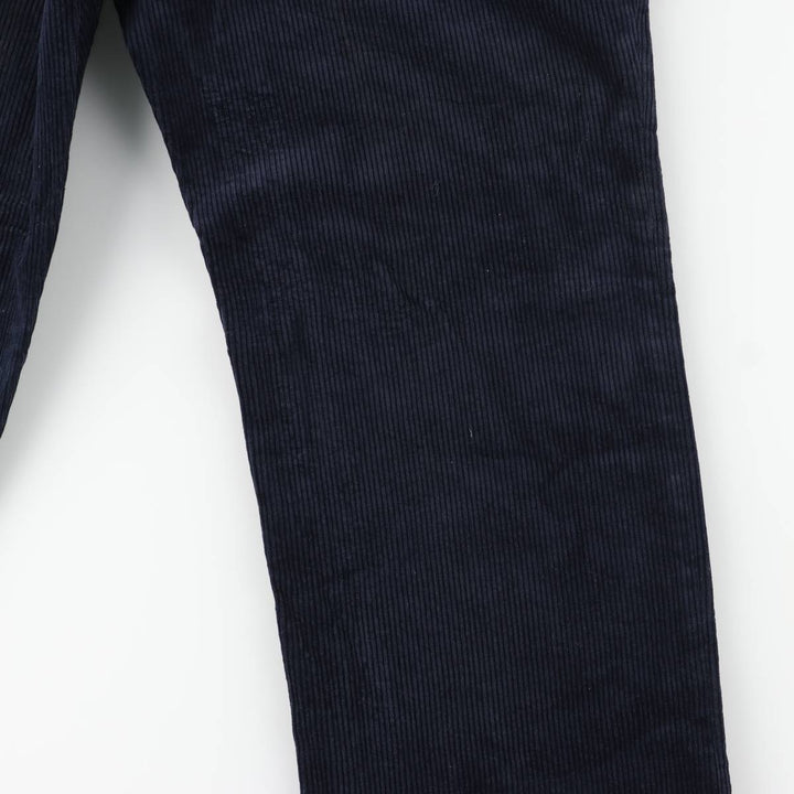Corduroy pants for men, size W34 cotton navy blue type Vintage Second Hand