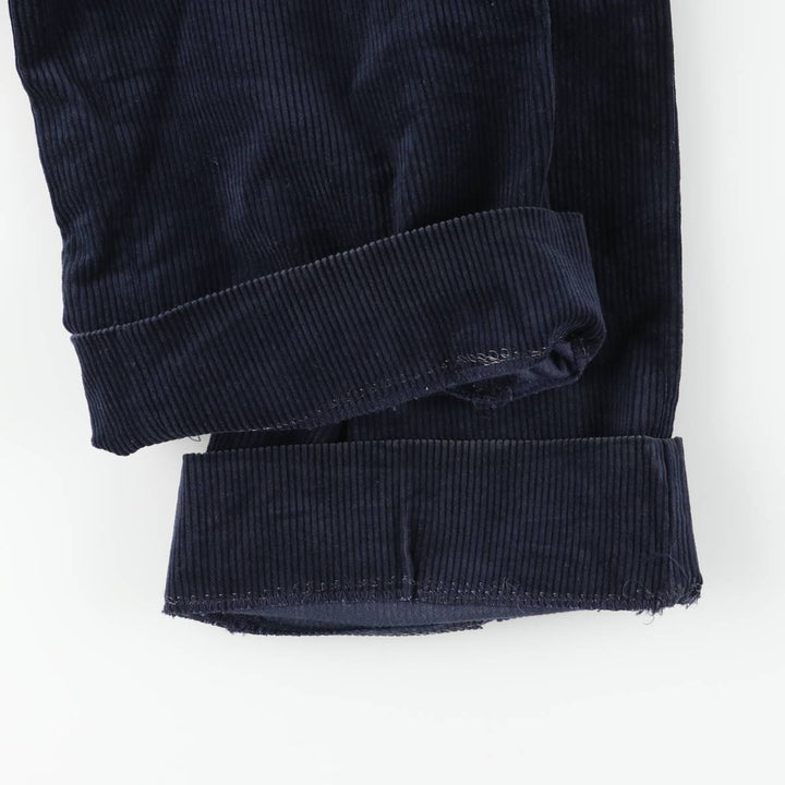 Corduroy pants for men, size W34 cotton navy blue type Vintage Second Hand