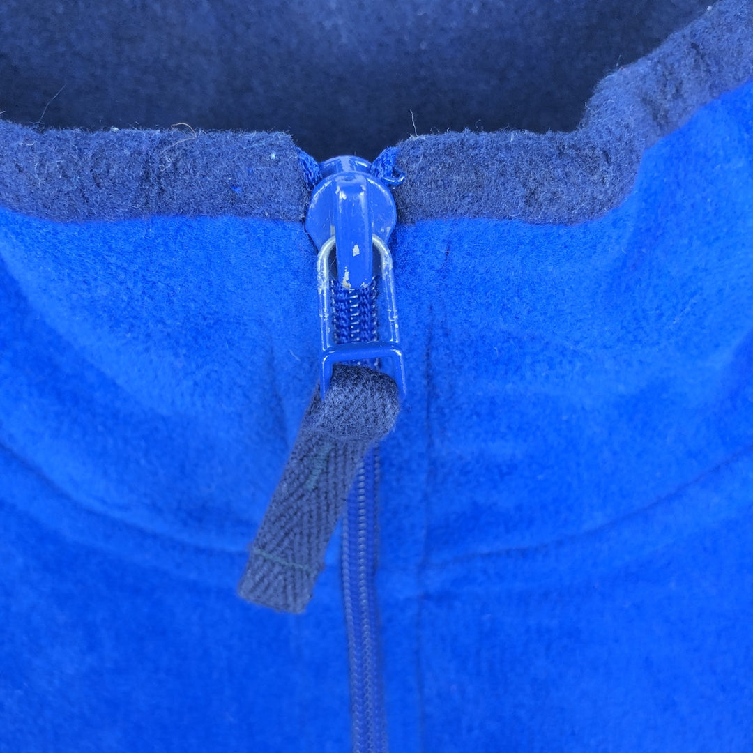 90'S GAP Vintage Half-Zip Fleece Pullover, Men's Size L polyester blue type Vintage Second Hand