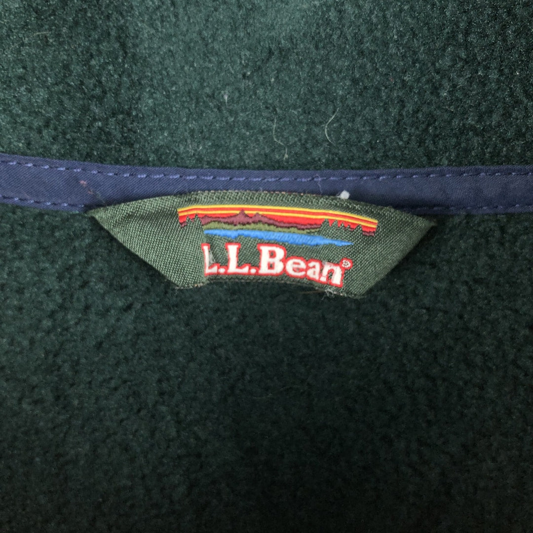 LLBean Fleece Jacket, Men's XL unclear Green type dark green Vintage Second Hand