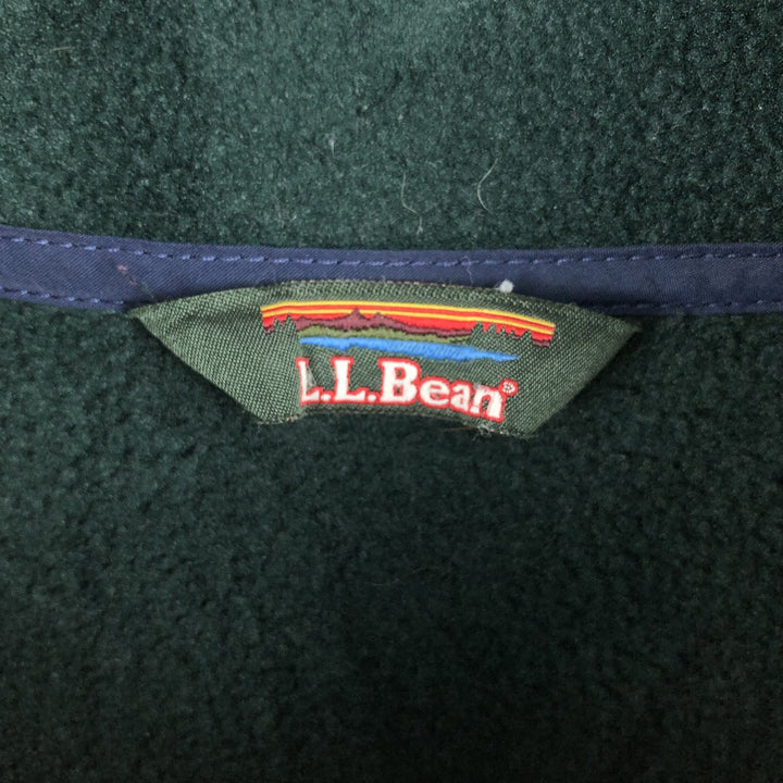 LLBean Fleece Jacket, Men's XL unclear Green type dark green Vintage Second Hand