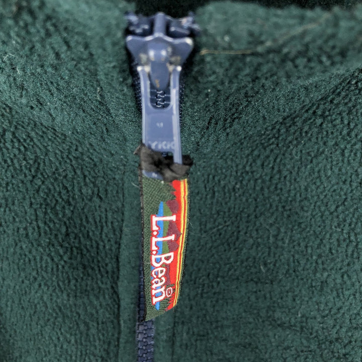 LLBean Fleece Jacket, Men's XL unclear Green type dark green Vintage Second Hand