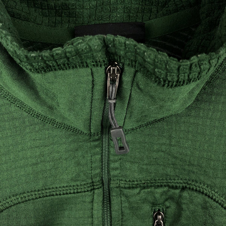 Patagonia Regulator R1 Pullover 40107FA11, Half-Zip Fleece Pullover, Men's Size L polyester green type Vintage Second Hand