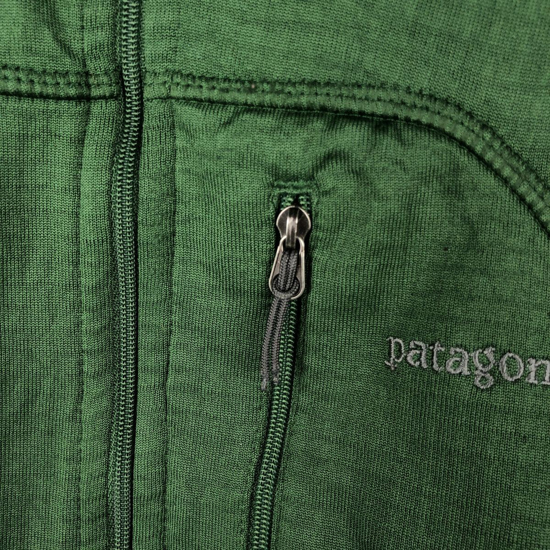 Patagonia Regulator R1 Pullover 40107FA11, Half-Zip Fleece Pullover, Men's Size L polyester green type Vintage Second Hand
