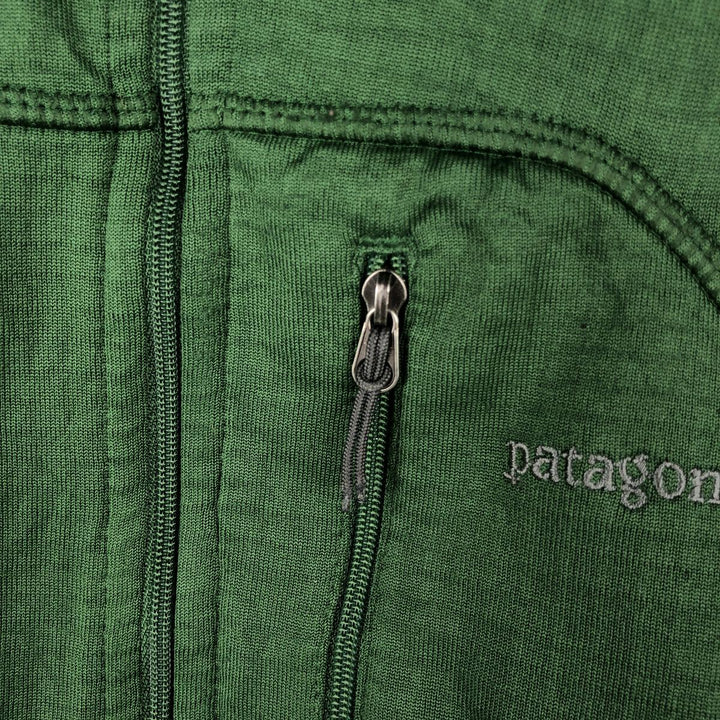 Patagonia Regulator R1 Pullover 40107FA11, Half-Zip Fleece Pullover, Men's Size L polyester green type Vintage Second Hand