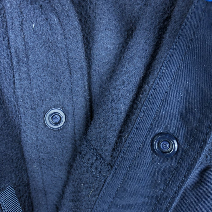 Patagonia Hidden Button-Down Long Sleeve Early Rise Snap Shirt 52225FA19 Long Sleeve Fleece Shirt Men's Size L polyester navy blue type Vintage Second Hand