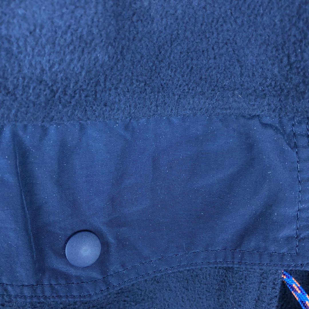 Patagonia Hidden Button-Down Long Sleeve Early Rise Snap Shirt 52225FA19 Long Sleeve Fleece Shirt Men's Size L polyester navy blue type Vintage Second Hand