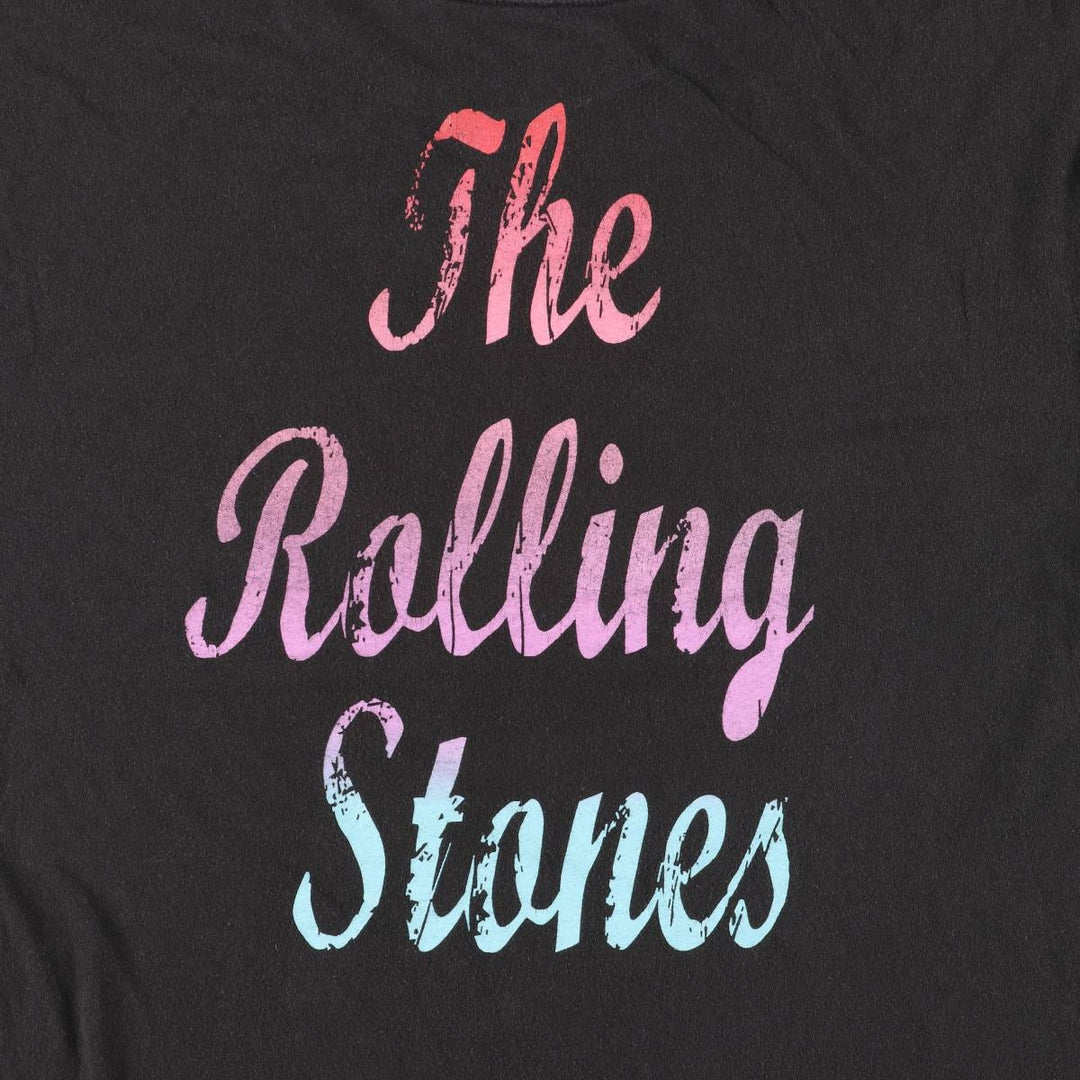 THE ROLLING STONES The Rolling Stones Band T-shirt Band T Men's XL size cotton black type Vintage Second Hand