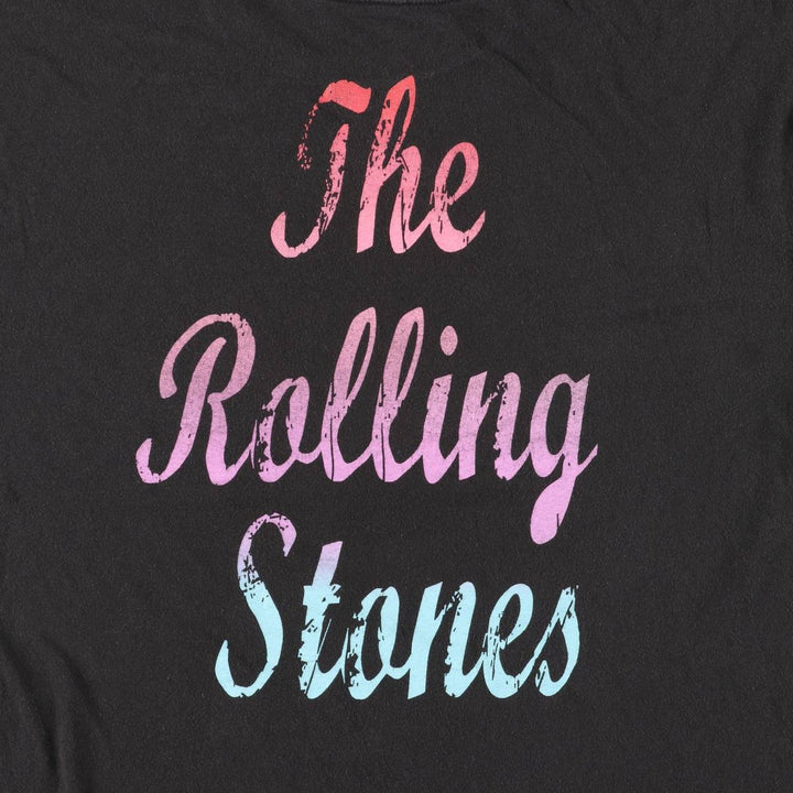 THE ROLLING STONES The Rolling Stones Band T-shirt Band T Men's XL size cotton black type Vintage Second Hand