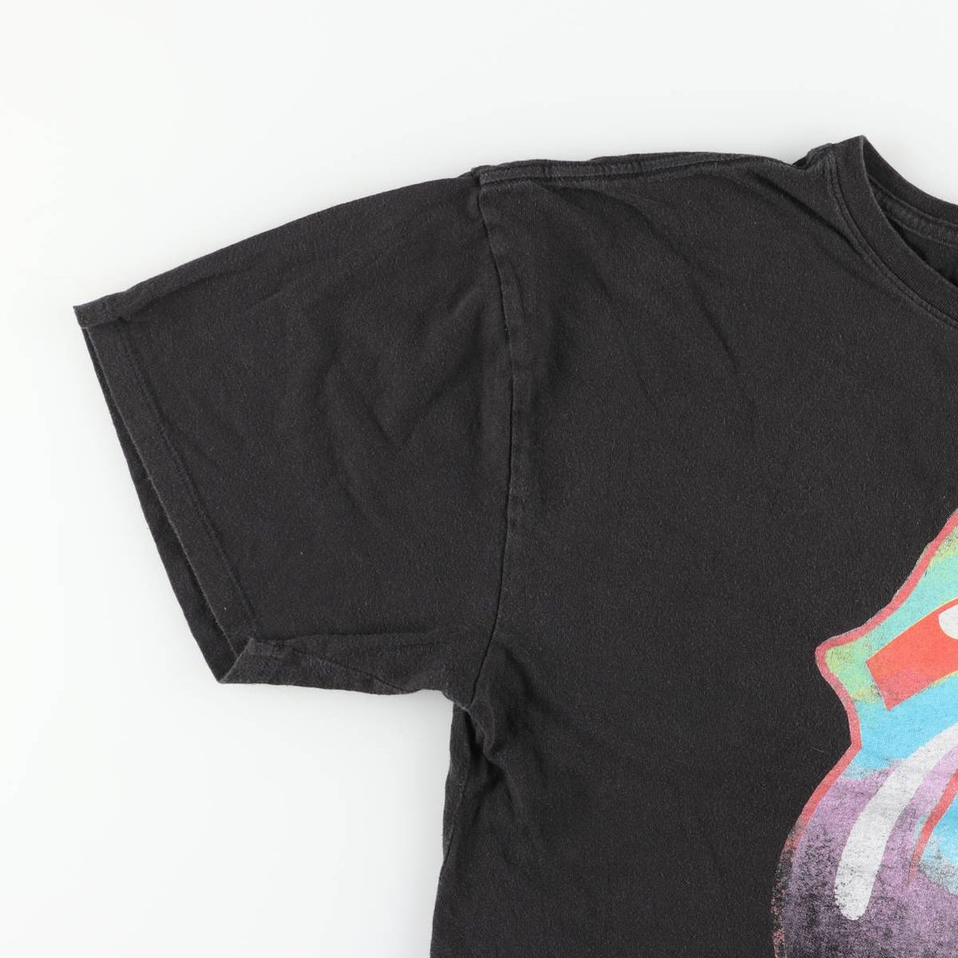 THE ROLLING STONES The Rolling Stones Band T-shirt Band T Men's XL size cotton black type Vintage Second Hand