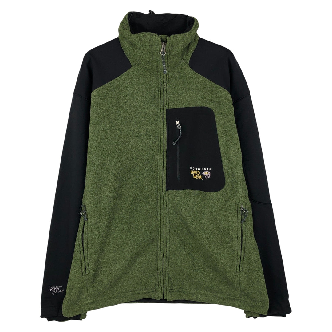 Vintage 90'S Mountain Hardwear nylon and fleece jacket, size L, men's polyester black type Vintage Second Hand