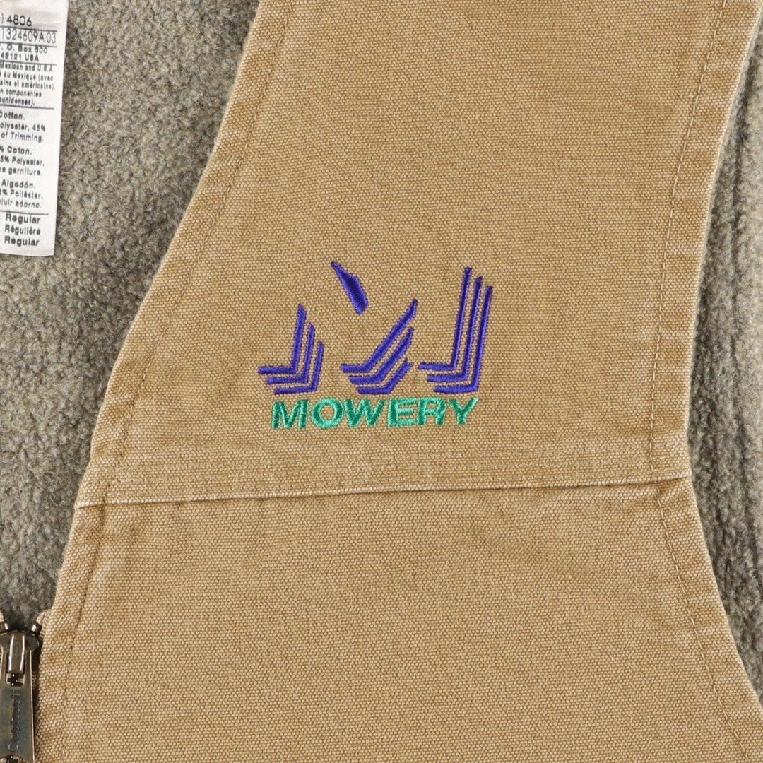 2000'S Carhartt Duck Vest, Men's XL cotton Camel type Vintage Second Hand
