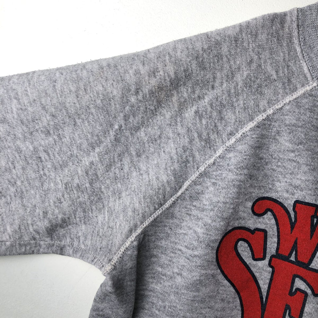 Vintage 1980'S Panir MLB Minnesota Twins Printed Sweatshirt, Made in USA, Men's Size Large acrylic gray type Vintage Second Hand