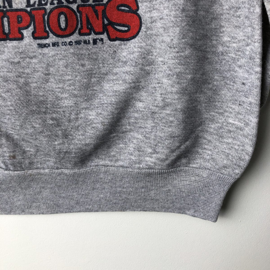 Vintage 1980'S Panir MLB Minnesota Twins Printed Sweatshirt, Made in USA, Men's Size Large acrylic gray type Vintage Second Hand