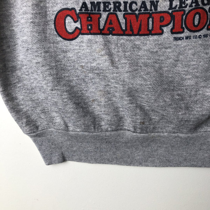 Vintage 1980'S Panir MLB Minnesota Twins Printed Sweatshirt, Made in USA, Men's Size Large acrylic gray type Vintage Second Hand