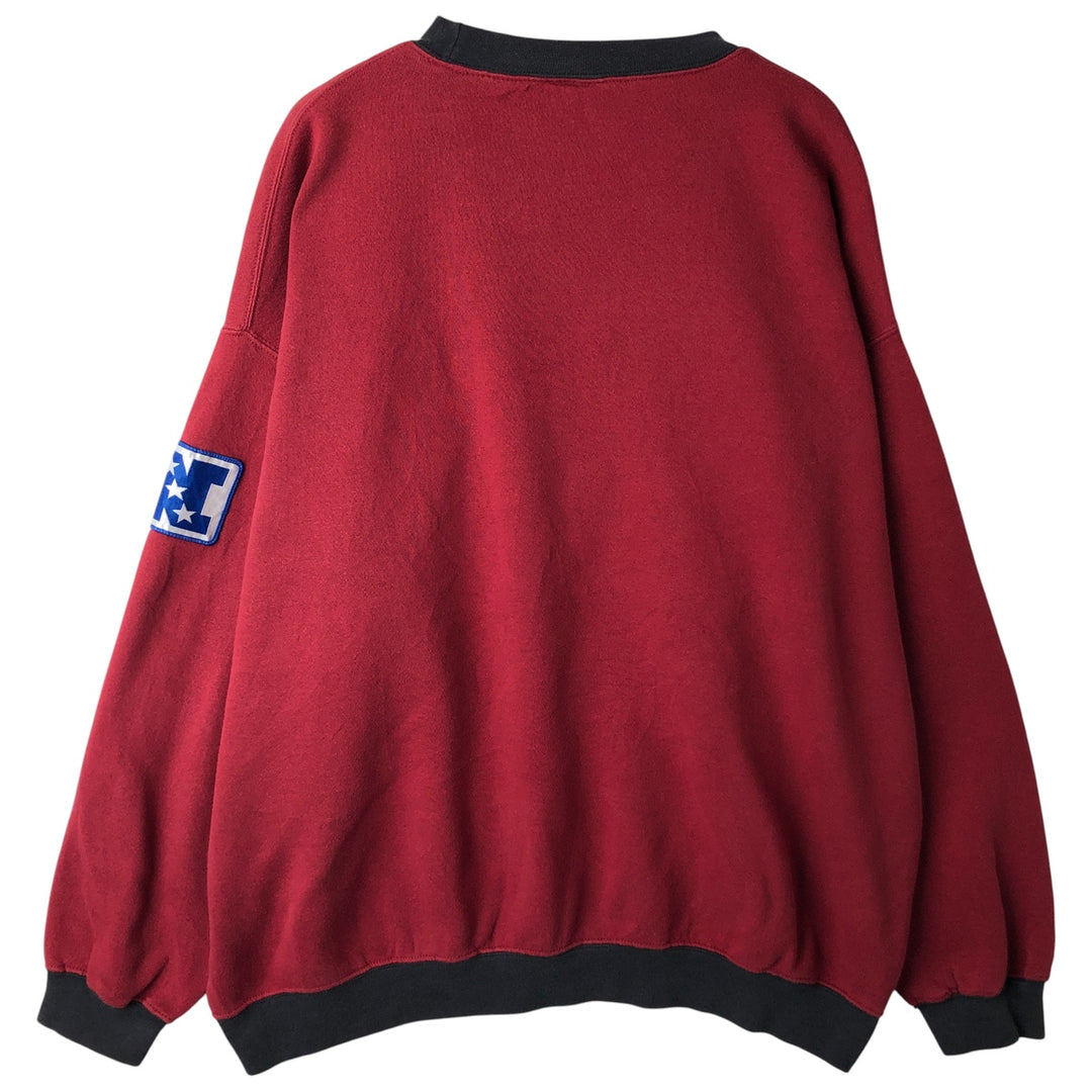 Vintage 90'S CSA NFL San Francisco 49ers Printed Sweatshirt, Men's Size XL cotton red type Vintage Second Hand
