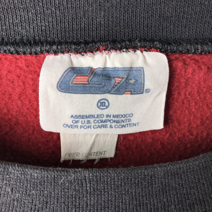 Vintage 90'S CSA NFL San Francisco 49ers Printed Sweatshirt, Men's Size XL cotton red type Vintage Second Hand