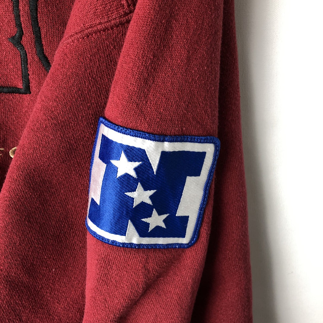 Vintage 90'S CSA NFL San Francisco 49ers Printed Sweatshirt, Men's Size XL cotton red type Vintage Second Hand