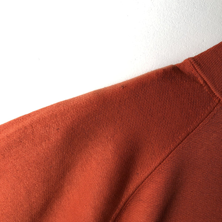 90'S TRENCH NFL DENVER BRONCOS Denver Broncos Print Sweatshirt, Made in USA, Men's Size L cotton orange type Vintage Second Hand
