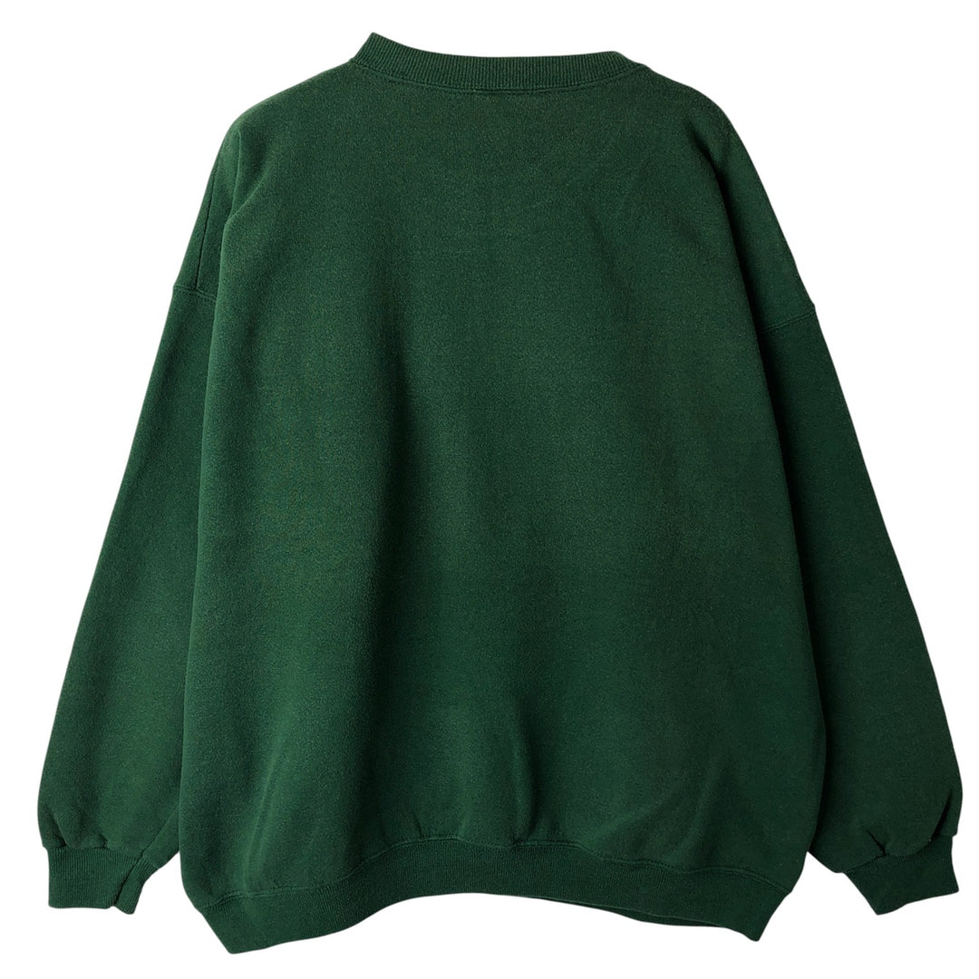 Vintage 90'S NFL Green Bay Packers print sweatshirt, men's size XL unclear green type Vintage Second Hand