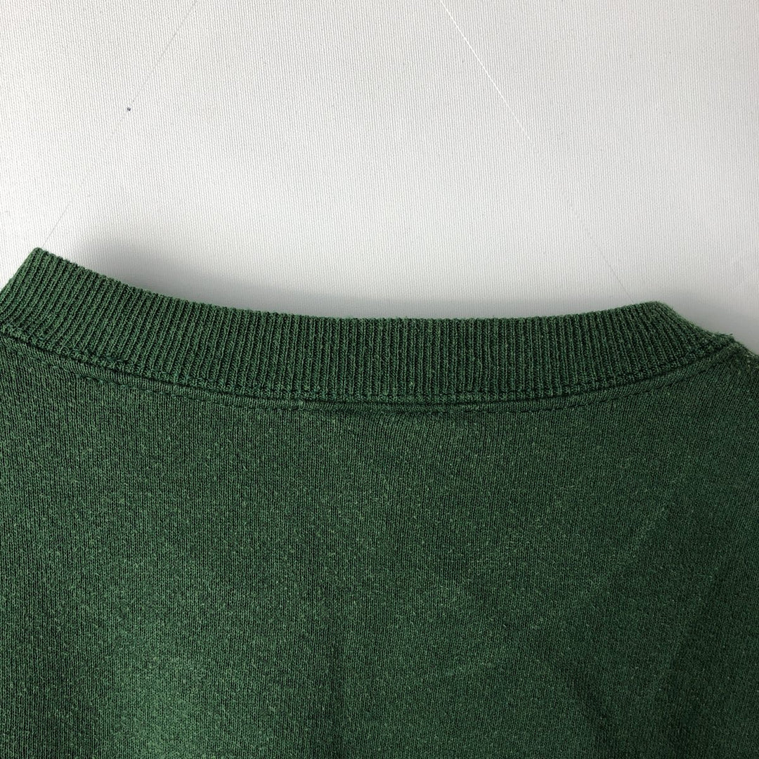 Vintage 90'S NFL Green Bay Packers print sweatshirt, men's size XL unclear green type Vintage Second Hand