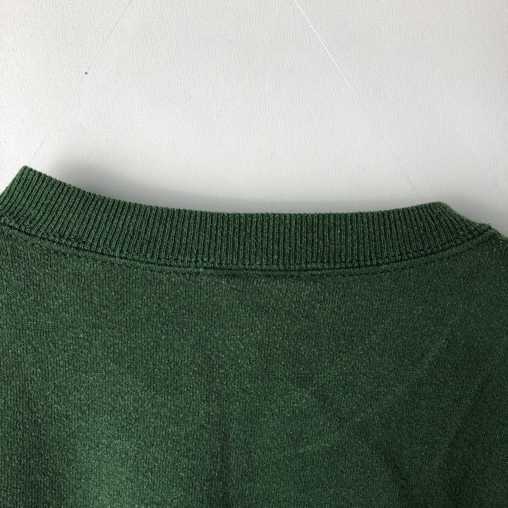 Vintage 90'S NFL Green Bay Packers print sweatshirt, men's size XL unclear green type Vintage Second Hand