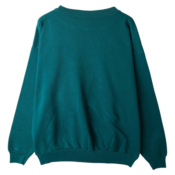 Vintage 90'S NFL Miami Dolphins print sweatshirt, size XL, men's unclear turquoise blue Vintage Second Hand