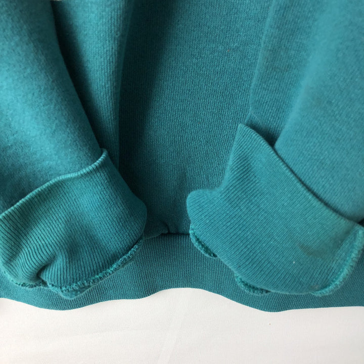 Vintage 90'S NFL Miami Dolphins print sweatshirt, size XL, men's unclear turquoise blue Vintage Second Hand