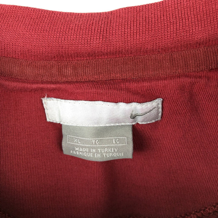 00'S Nike One Point Logo Sweatshirt Trainer Men's XL cotton Red type red-purple Vintage Second Hand