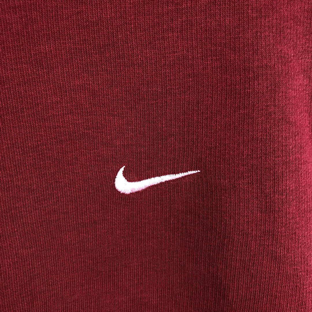 00'S Nike One Point Logo Sweatshirt Trainer Men's XL cotton Red type red-purple Vintage Second Hand