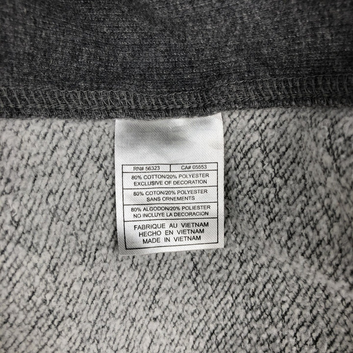 2000'S Nike Team V-neck sweatshirt with one-point logo, size XL, men's cotton gray type Vintage Second Hand