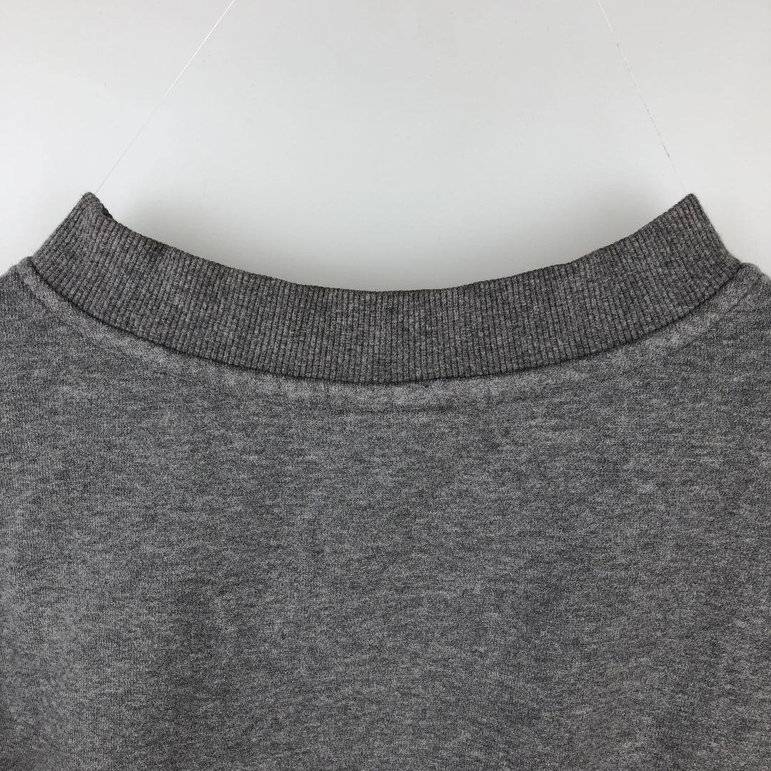 2000'S Nike Team V-neck sweatshirt with one-point logo, size XL, men's cotton gray type Vintage Second Hand